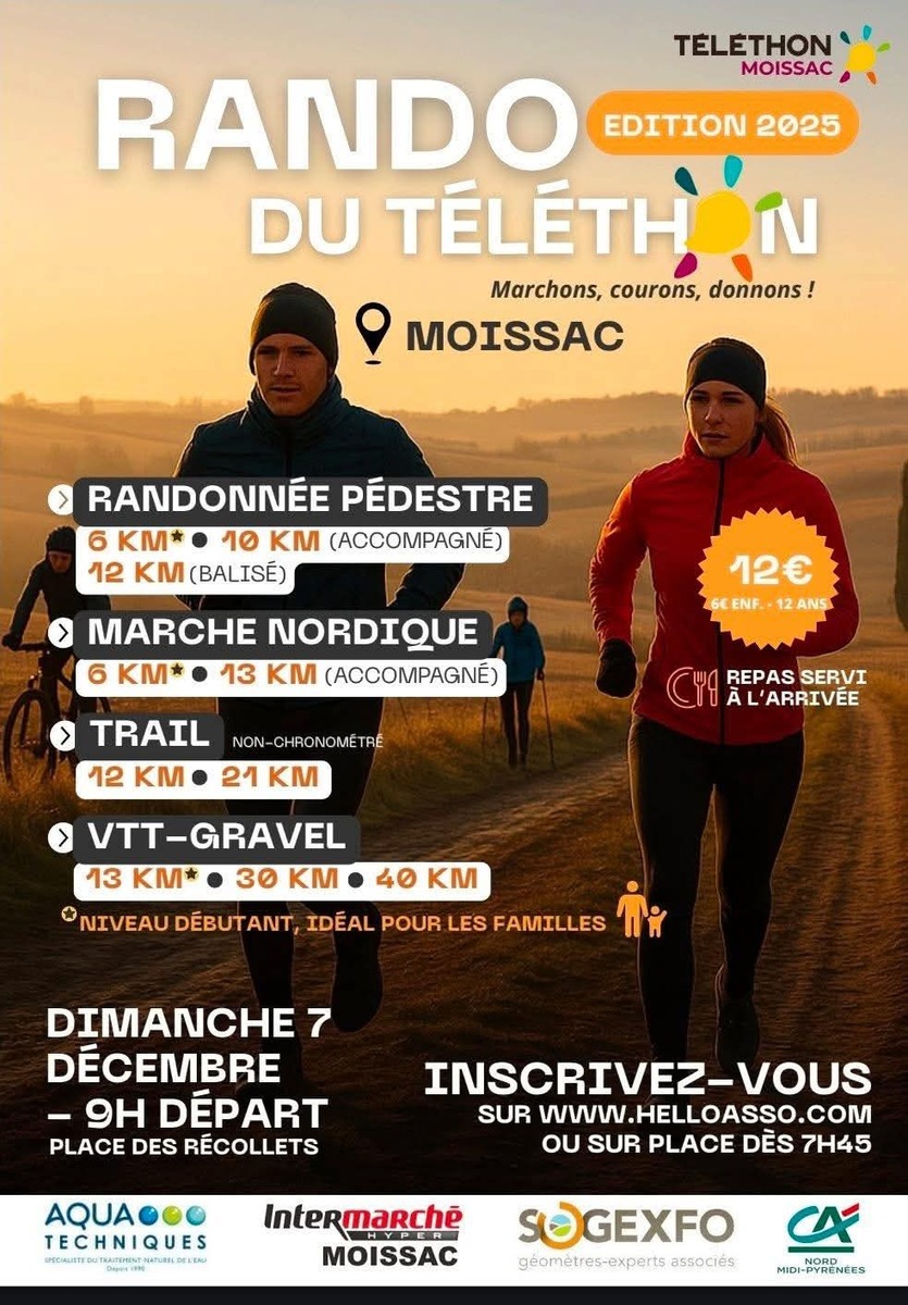 ext - Rando Téléthon à Moissac (82)
